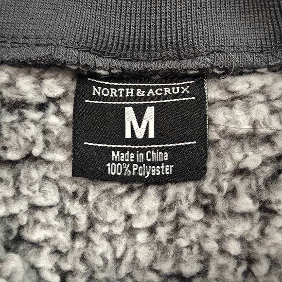 North & Acrux Teddy Bear Pull Over Embordered LHS Spear Basketball Medium Unisex - Picture 2 of 4